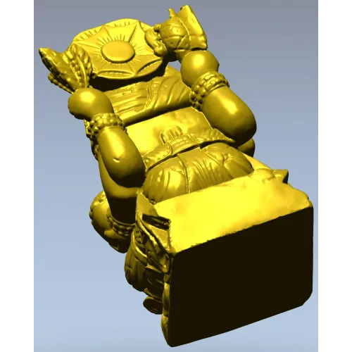 Ганеша на троне - 3D модель STL для ЧПУ