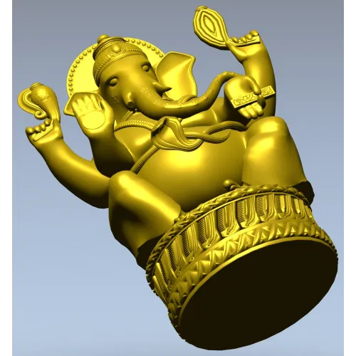 3D модель Ганеша в полном объёме - STL для ЧПУ
