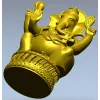 3D модель Ганеша в полном объёме - STL для ЧПУ