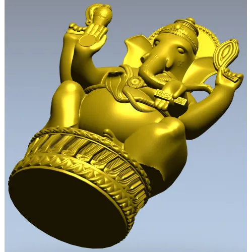 3D модель Ганеша в полном объёме - STL для ЧПУ