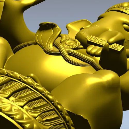 3D модель Ганеша в полном объёме - STL для ЧПУ