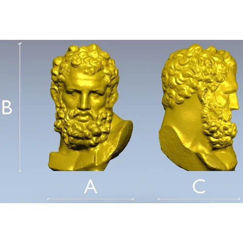 Бюст Геркулеса - 3D модель в формате STL для ЧПУ