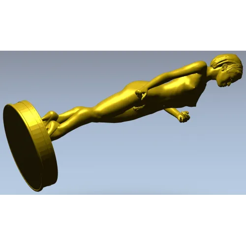 Нимфа на пьедестале - 3D модель STL для ЧПУ