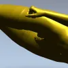 Нимфа на пьедестале - 3D модель STL для ЧПУ