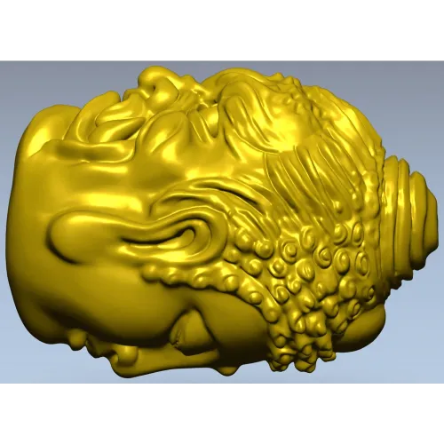 Голова Будды - 3D модель в формате STL для ЧПУ