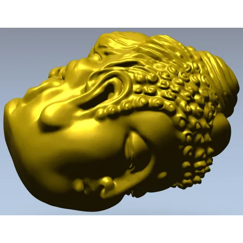 Голова Будды - 3D модель в формате STL для ЧПУ