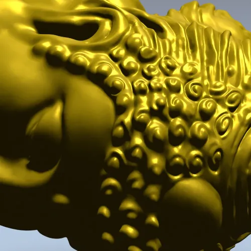 Голова Будды - 3D модель в формате STL для ЧПУ
