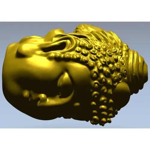 Голова Будды - 3D модель в формате STL для ЧПУ