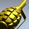 3D модель гранаты Ф-1 в формате STL для ЧПУ