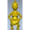 Индийская танцовщица - 3D модель STL для ЧПУ