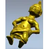 Индийская танцовщица - 3D модель STL для ЧПУ