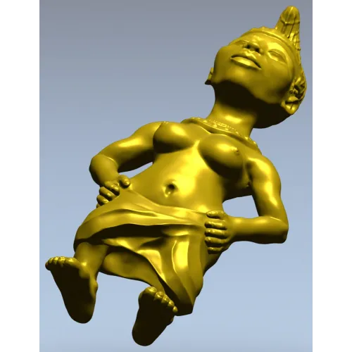 Индийская танцовщица - 3D модель STL для ЧПУ