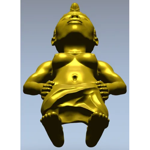 Индийская танцовщица - 3D модель STL для ЧПУ