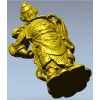 3D модель STL статуэтки восточного воина-охранителя для ЧПУ