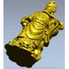 3D модель STL статуэтки восточного воина-охранителя для ЧПУ