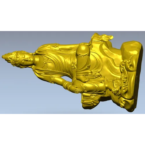 STL Model of Guan Yin Statue for CNC Milling
