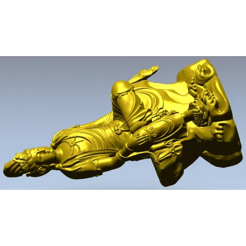 STL Model of Guan Yin Statue for CNC Milling