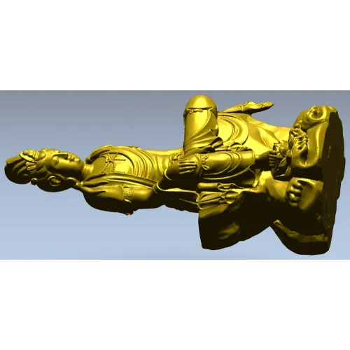 STL Model of Guan Yin Statue for CNC Milling