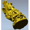 Гуаньинь в позе молитвы - 3D модель в формате STL для ЧПУ