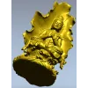 Гуаньинь в позе молитвы - 3D модель в формате STL для ЧПУ