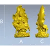 Гуаньинь в позе молитвы - 3D модель в формате STL для ЧПУ