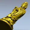 3D модель Гуаньинь - статуэтка для ЧПУ в формате STL