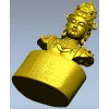 Guanyin Bust 3D Model STL for CNC Milling