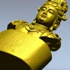 Guanyin Bust 3D Model STL for CNC Milling
