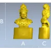 Guanyin Bust 3D Model STL for CNC Milling