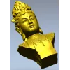 STL модель - бюст Гуаньинь для ЧПУ