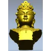 STL модель - бюст Гуаньинь для ЧПУ