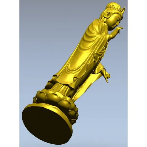 3D модель Гуаньинь (stl) - бодхисаттва сострадания для ЧПУ