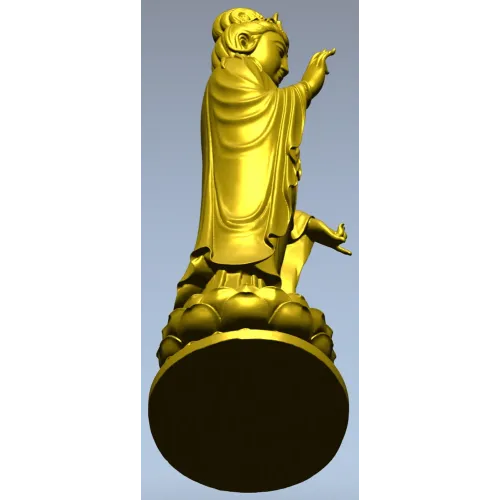 3D модель Гуаньинь (stl) - бодхисаттва сострадания для ЧПУ