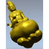Гуаньинь на жемчужном облаке - 3D модель STL для ЧПУ