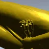 Фигурная ножка "Девушка с букетом" - STL для ЧПУ