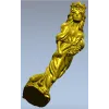 Флора в короне - 3D модель stl для ЧПУ
