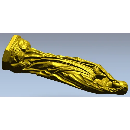 3D модель "Молящаяся дева" - STL для ЧПУ