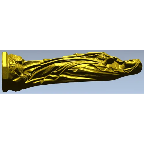 3D модель "Молящаяся дева" - STL для ЧПУ