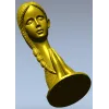 STL модель "Молящаяся девушка" - 3D модель stl для ЧПУ, скачать