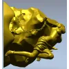 3D модель "Молитвенная дева на камне" - STL для ЧПУ