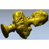 Бюст девушки на подставке - 3D модель STL для ЧПУ