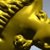 Бюст девушки на подставке - 3D модель STL для ЧПУ