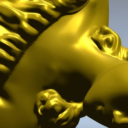 Бюст девушки на подставке - 3D модель STL для ЧПУ