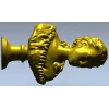 Бюст девушки на подставке - 3D модель STL для ЧПУ