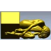 3D модель девушки у опоры - STL для ЧПУ