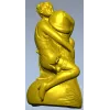 Elegant Female Figure Embracing Pillar - 3D STL Model for CNC Milling