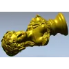 3D модель stl - Бюст девушки с листьями и стрелами для ЧПУ