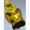 Detailed Female Bust STL Model for CNC Milling