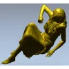 Расслабленная девушка - 3D модель STL для ЧПУ