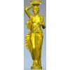 Кариатида-колонна - 3D модель STL для ЧПУ